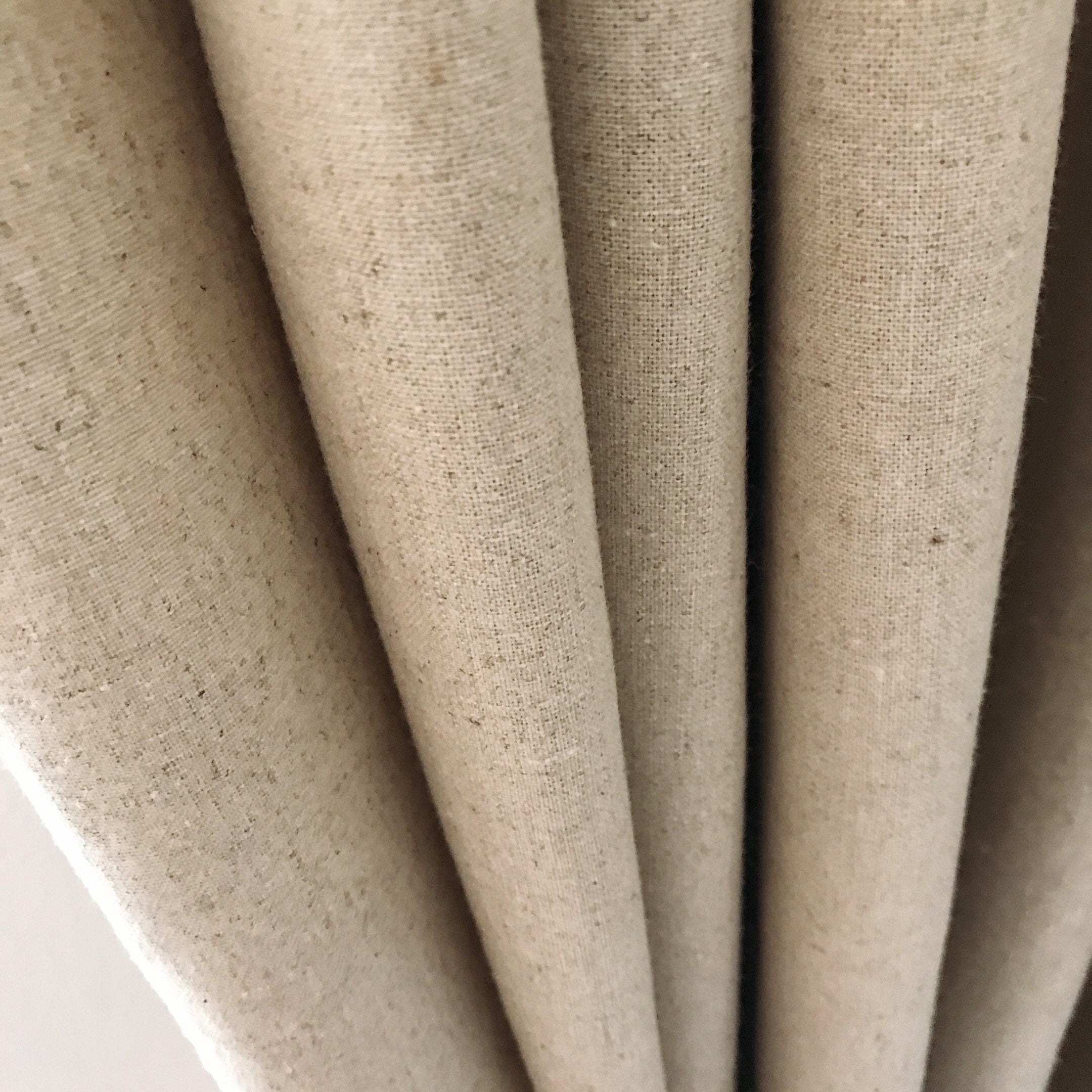 Plain Natural Beige Curtain