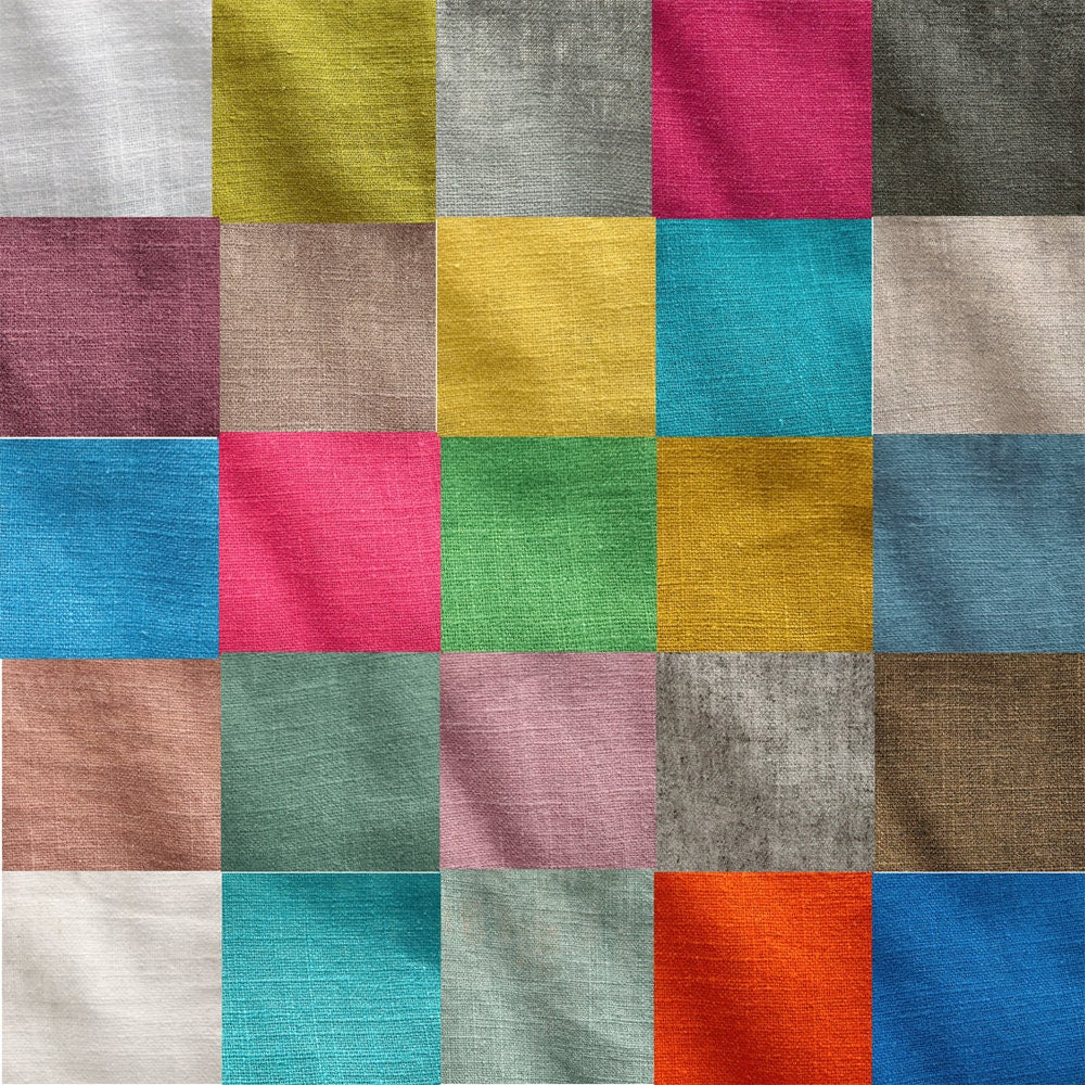 Cream Beige Linen Curtain