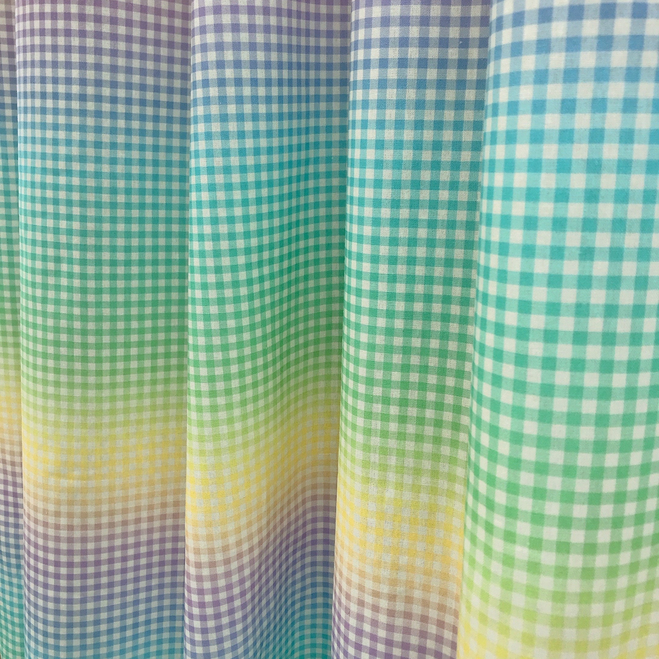 Soft Rainbow Gradient Curtain