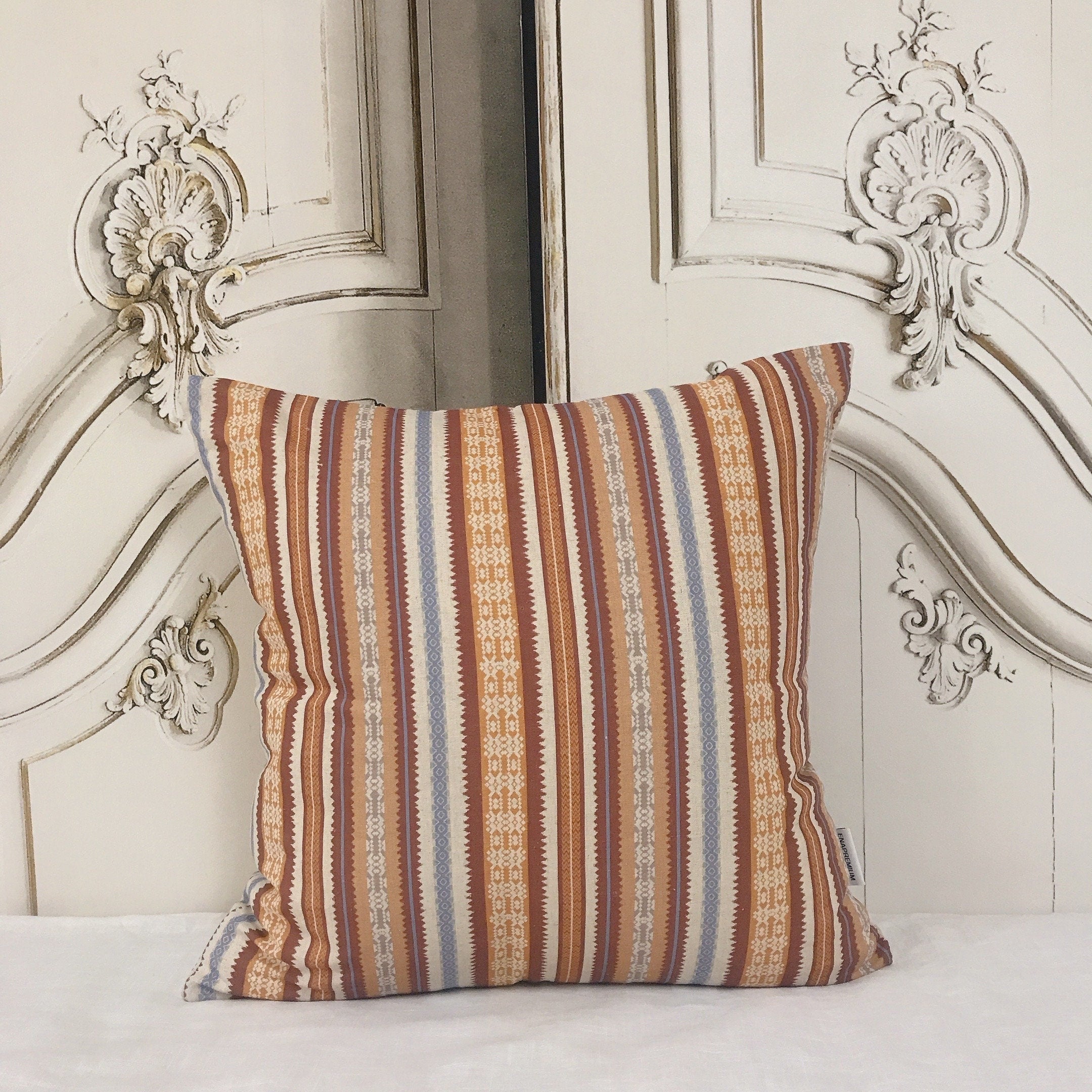 Geometric Vertical Pattern Cushion Cover