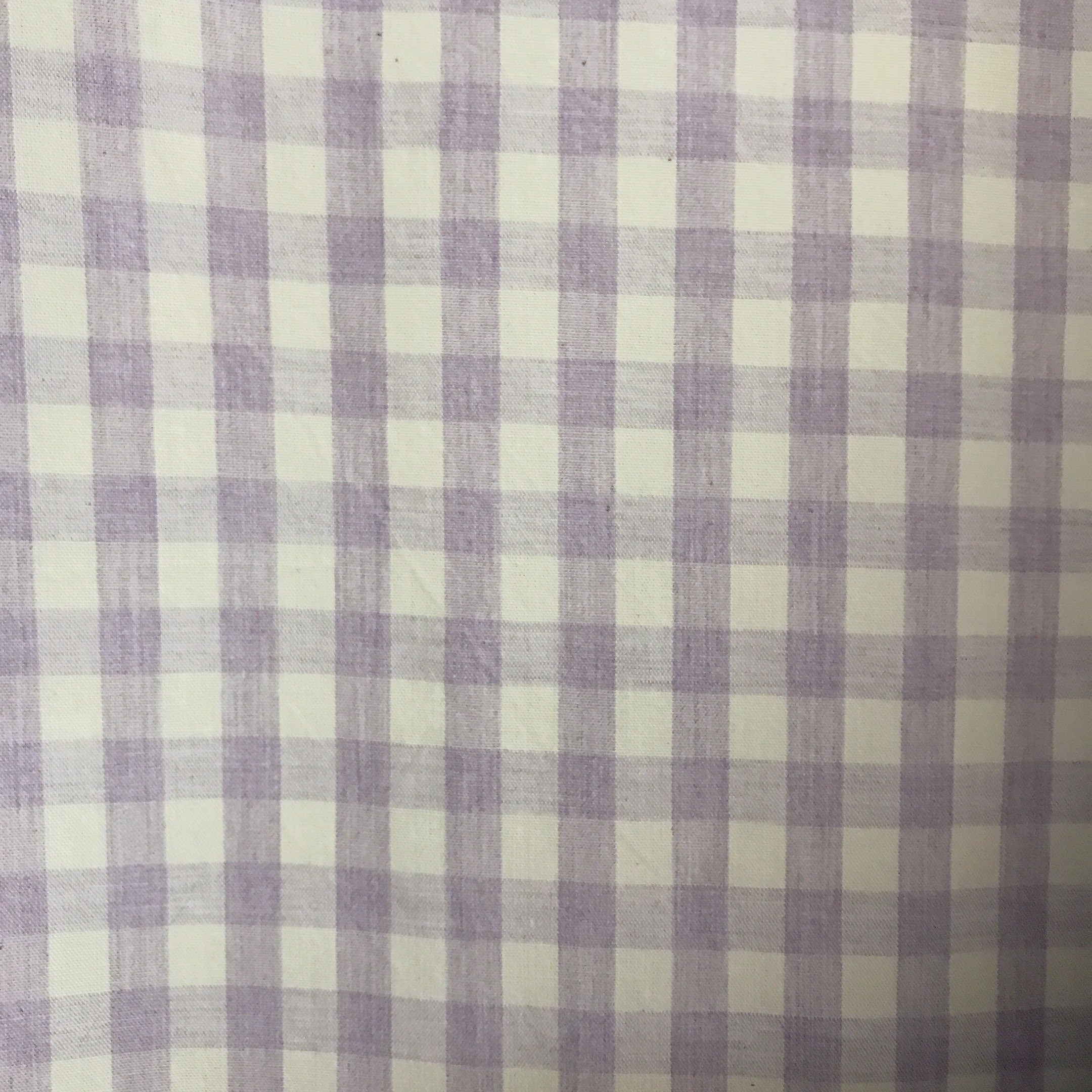 Light Lavender Mini Gingham Curtain
