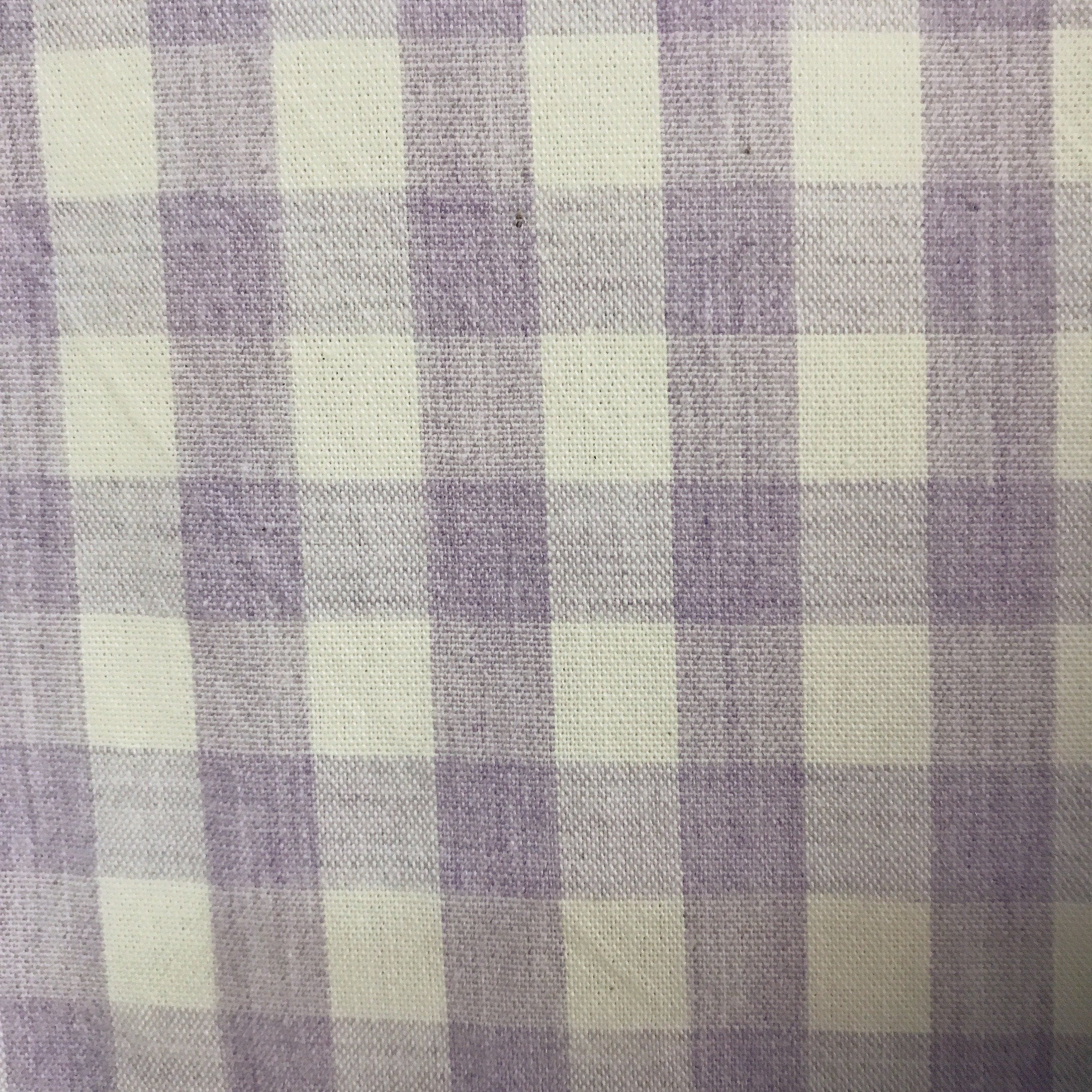 Light Lavender Mini Gingham Curtain