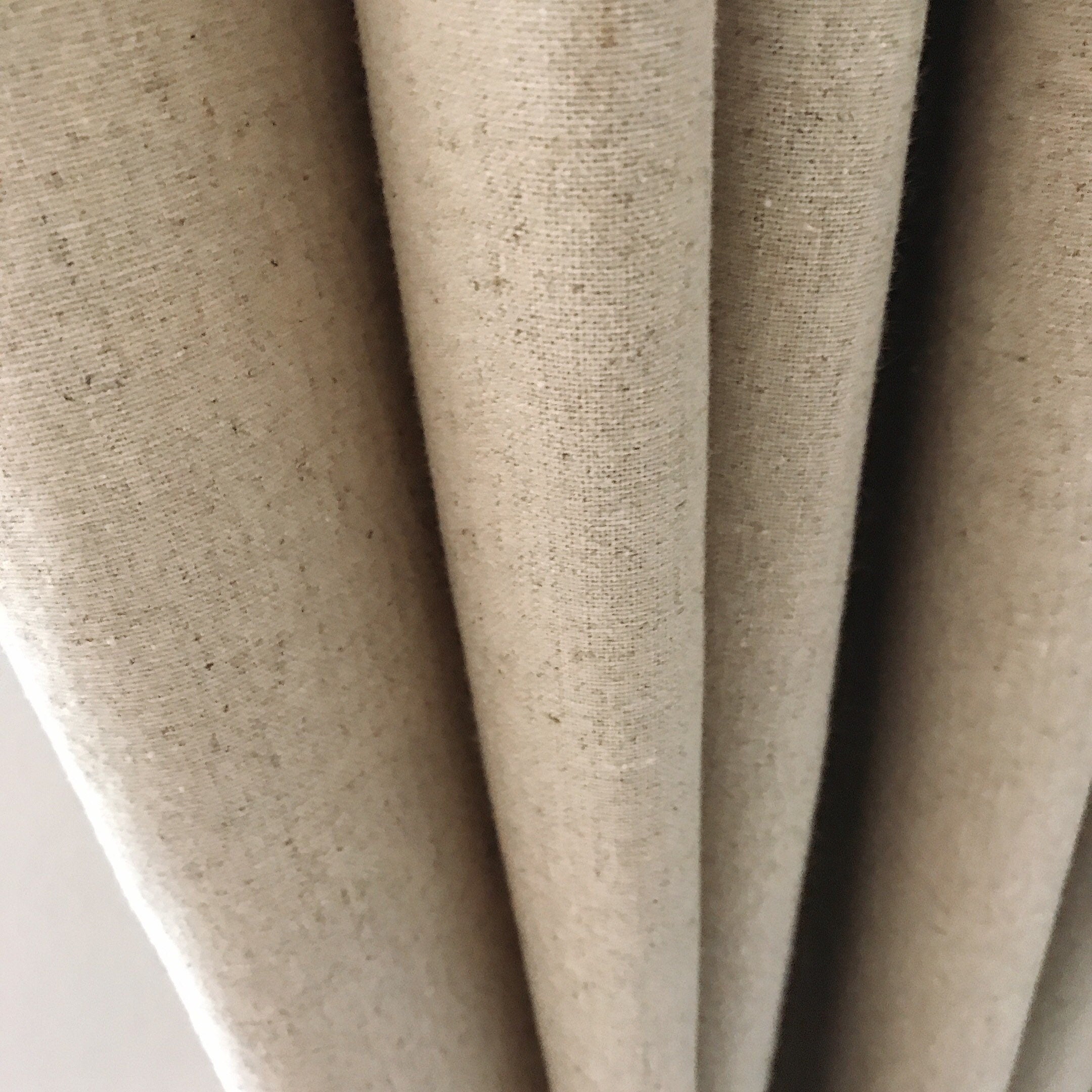 Plain Natural Beige Curtain