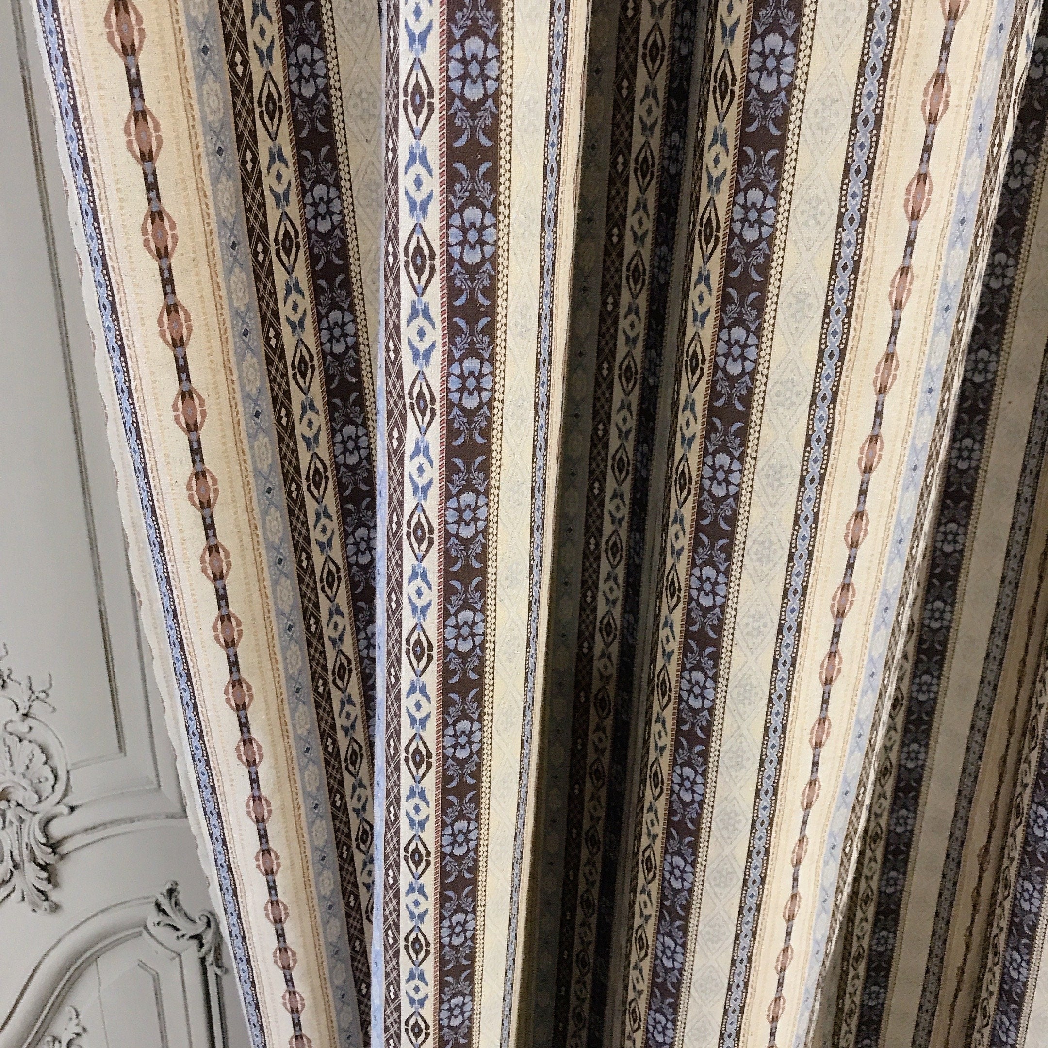 Ethnic Curtain on Natural Beige