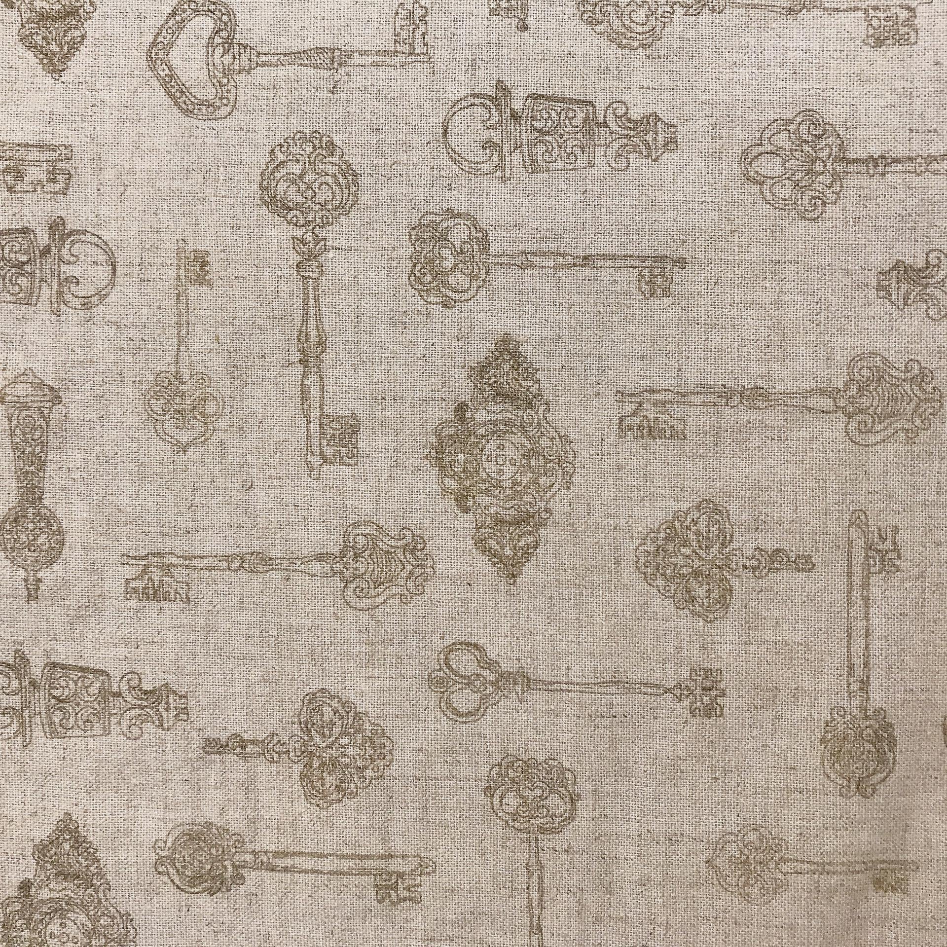 Antique Charm Curtain on Natural Beige